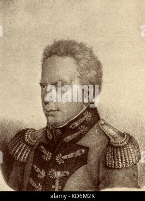 Georg Nikolaus von Nissen 1761-1826, Zweiter Ehemann von Constanze Mozart. Dänische Ratgeber des Staates. Stockfoto