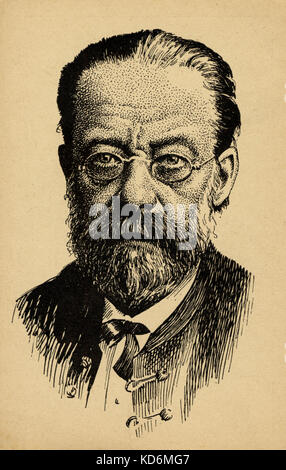 Bedrich Smetana, Porträt, böhmisch-tschechischen böhmische Komponist, 2. März 1824 bis 12. Mai 1884. Stockfoto