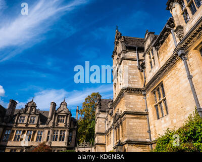 Jackson Gebäude, vordere Viereck, Trinity College, Oxford, Oxfordshire, England Stockfoto