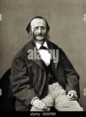 Jacques Offenbach - Porträt des deutschen/französischen Komponisten. 1819-1880 Stockfoto