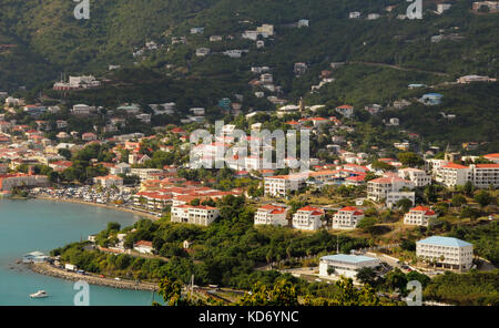 Luftaufnahme der St. Thomas, US Virgin Islands Stockfoto