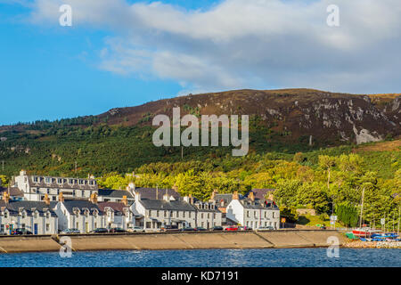 Ullapool vorne am Loch Broom, Scottish Highlands Stockfoto