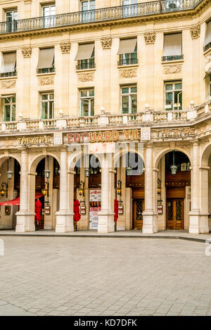 Platz Édouard VII in Paris, Frankreich. Stockfoto