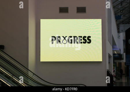 Glasgow, Schottland, Großbritannien. 10 Oktober, 2017 die 83. jährliche nationale Konferenz der Scottish National Party (SNP) hat mit dem Ersten Minister von Schottland zu einem Abschluss gebracht worden, Nicola Stör. Die dreitägige Veranstaltung an der schottischen Veranstaltung Campus (Sek) in Glasgow, der am Sonntag begann, zog Tausende von Delegierten aus ganz Schottland, sowie Organisationen, Unternehmen, Beobachter und Medien aus ganz Deutschland und Europa. ms.Stör sagte, daß Ihre Regierung hat "der Weg" während der Dekade in Power Led, mit der Schwerpunkt jetzt auf die nächsten zehn Jahre und darüber hinaus." Iain mcguinness/alamy leben Nachrichten Stockfoto