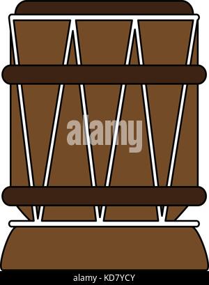 Afrikanische Trommel Stock Vektor