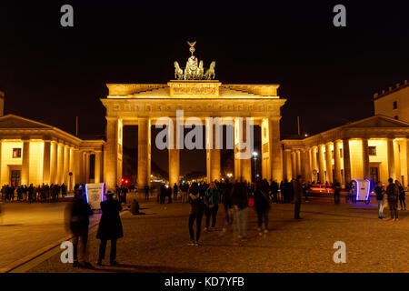 Das Brandenburger Tor in Berlin, Deutschland Stockfoto