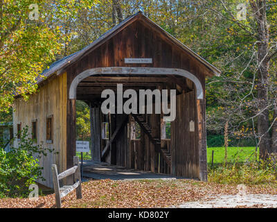 McWilliam Covered Bridge, Grafton, Vermont. Stockfoto