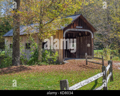 McWilliam Covered Bridge, Grafton, Vermont. Stockfoto