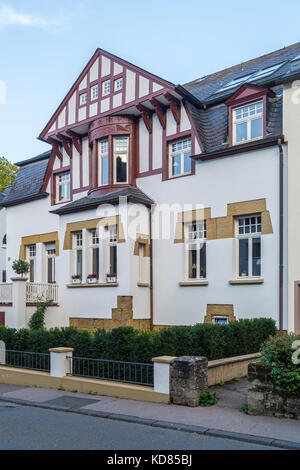 Historismus Jugendstil Villa, Trier, Rheinland-Pfalz, Deutschland Stockfoto