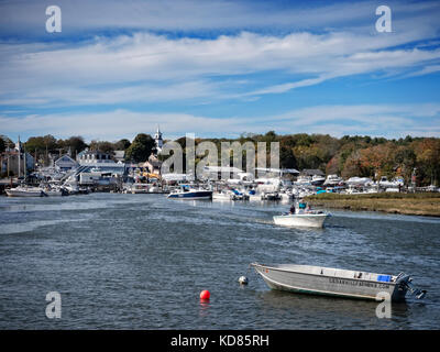 Hafen von Essex in MA USA Stockfoto