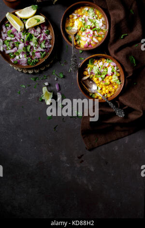 Linsen Fleisch Curry Stockfoto