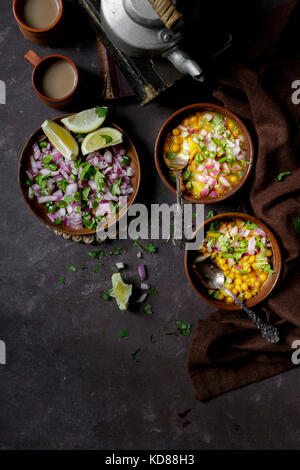 Linsen Fleisch Curry Stockfoto