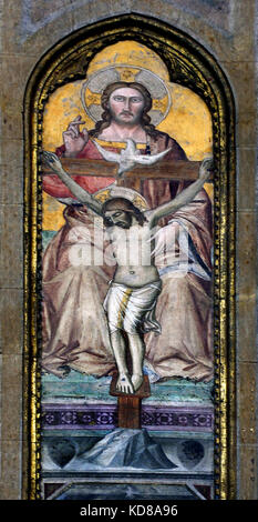 Orsanmichele (oder Küche Garten von St. Michael) 1336 Markt und Lagerung von Getreide, wie auf Kommission der Seide Guild (Seide). Florenz, Italien, Stockfoto