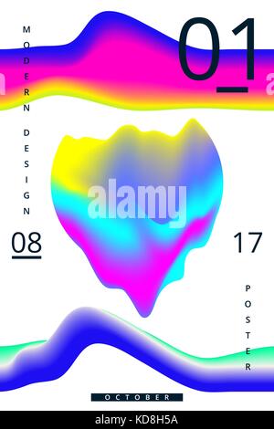 Universal helle und moderne Poster Stock Vektor