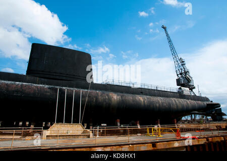 U-Boot aus der Zeit des Kalten Krieges Stockfoto