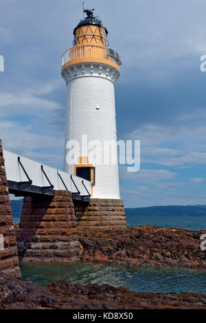 Rubha nan Gall Leuchtturm in der Nähe von Tobermory, Isle of Mull Stockfoto