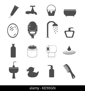 Bad Icons Set Vector Stockfoto