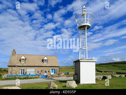 Frankreich, Calvados (50), Cotentin, Cap de la Hague, Auderville, Pointe de la Hague, Port de Goury // Frankreich, Manche, Cotentin, La Hague, Saint Germain des Stockfoto