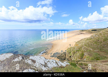 Frankreich, Calvados (50), Cotentin, Cherbourg, Le Cap de Carteret et la Plage de la Vieille Église // Frankreich, Manche, Cotentin, Barneville Carter Stockfoto