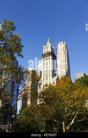 Woolworth Building, New York, Lower Manhattan, Downtown, United States. Stockfoto