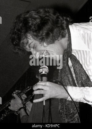 UK Keyboarder und Sänger Zoot Geld durchführen an den Anson Zimmer in Studenten der Universität Bristol Union für eine Halloween Ball am 31. Oktober 1969. Stockfoto