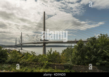 Queensferry crossing over River Forth, Queensferry, Schottland, UK Stockfoto