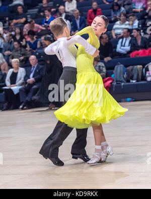 Brentwood, Essex, 11. Oktober internationalen Ballsaal Meisterschaften 2017 in der internationalen Halle, Brentwood., Juvenile Abschnitt Credit: Ian Davidson/Alamy leben Nachrichten Stockfoto