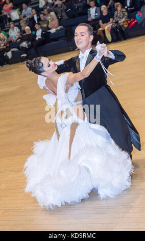 Brentwood, Essex, 11. Oktober internationalen Ballsaal Meisterschaften 2017 in der internationalen Halle, in Brentwood. Credit: Ian Davidson/Alamy leben Nachrichten Stockfoto