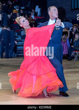 Brentwood, Essex, 11. Oktober 2017 internationale Ballsaal Meisterschaften an der internationalen Halle, brentwood. Credit: Ian Davidson/alamy leben Nachrichten Stockfoto