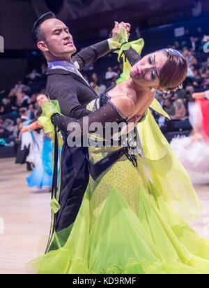 Brentwood, Essex, 11. Oktober 2017 internationale Ballsaal Meisterschaften an der internationalen Halle, brentwood. Credit: Ian Davidson/alamy leben Nachrichten Stockfoto