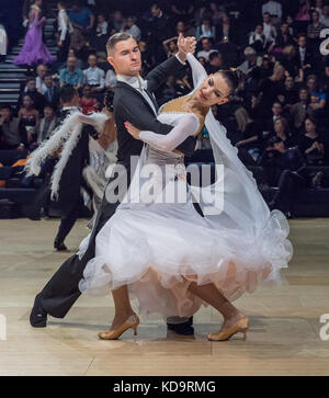 Brentwood, Essex, 11. Oktober 2017 internationale Ballsaal Meisterschaften an der internationalen Halle, brentwood. Credit: Ian Davidson/alamy leben Nachrichten Stockfoto