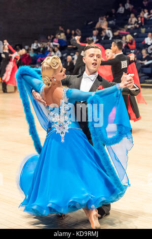 Brentwood, Essex, 11. Oktober internationalen Ballsaal Meisterschaften 2017 in der internationalen Halle, in Brentwood. Credit: Ian Davidson/Alamy leben Nachrichten Stockfoto