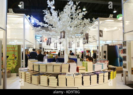 Frankfurt, Deutschland. Oktober 2017. Buchmesse Frankfurt 2017 (Internationale Buchmesse Frankfurt 2017), hier Stand des deutschen Großverlags Bastei Lübbe. Quelle: Christian Lademann Stockfoto