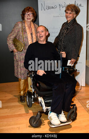 Mailand, Italien. 12 Okt, 2017. Mailand, Vorschau des Films 'Niemand kann fliegen" - im Bild: simonetta Lamm Hornby und George hornby mit Inge Feltrinelli Credit: unabhängige Fotoagentur/alamy leben Nachrichten Stockfoto