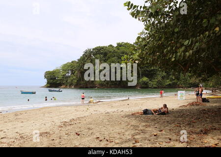 Playa Punta Uva, Puerto Viejo, Limón Province, Karibik, Costa Rica, Mittelamerika Stockfoto