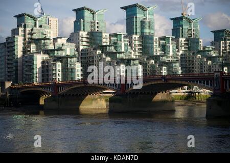 Skyline von London, verschiedene Ansichten Stockfoto