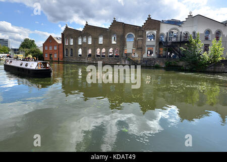 Regents Canal, Camden Lock, London. Stockfoto