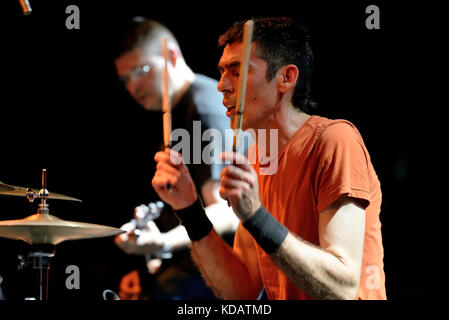 Barcelona-Jun 4:Schellack (hard rock Musik Band) im Konzert im Primavera sound Festival 2017 am 4. Juni 2017 in Barcelona, Spanien. Stockfoto