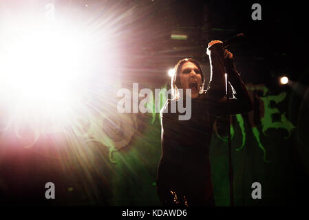 MADRID - 22.Juni: bewegungslos in Weiß (Metalcore Band) führen Sie im Konzert an Download (Heavy Metal Musik Festival) am 22. Juni 2017 in Madrid, Sp Stockfoto