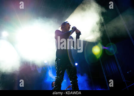 MADRID - 22.Juni: bewegungslos in Weiß (Metalcore Band) führen Sie im Konzert an Download (Heavy Metal Musik Festival) am 22. Juni 2017 in Madrid, Sp Stockfoto