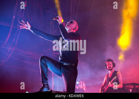 Madrid - 22.Juni: Linkin Park (Band) führen Sie im Konzert an Download (Heavy Metal Musik Festival) am 22. Juni 2017 in Madrid, Spanien. Stockfoto