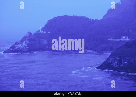 Heceta Head Lighthouse, Teufel Winkelstück State Park, Florida, USA Stockfoto