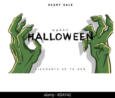 Feier happy halloween. Stock Vektor