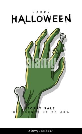 Feier happy halloween. Stock Vektor