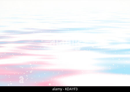 Weiche Hintergrund abstrakte Textur von Wasser mit funkelt Stockfoto