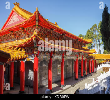 Wen wu (wenwu) Tempel auf Sun Moon Lake in Taiwan Stockfoto