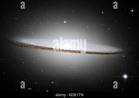 Sombrero Galaxie (M104) im Sternbild Virgo, Elemente dieses Bild von der NASA eingerichtet Stockfoto