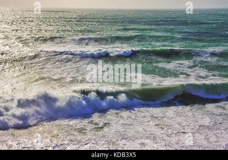 Surf, Cornwall, Großbritannien - John Gollop Stockfoto