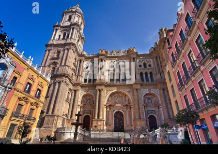 Kathedrale (eröffnet 1588), Malaga, Region Andalusien, Spanien, Europa Stockfoto