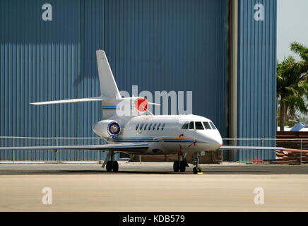 Business Charter Jet auf dem Boden Stockfoto